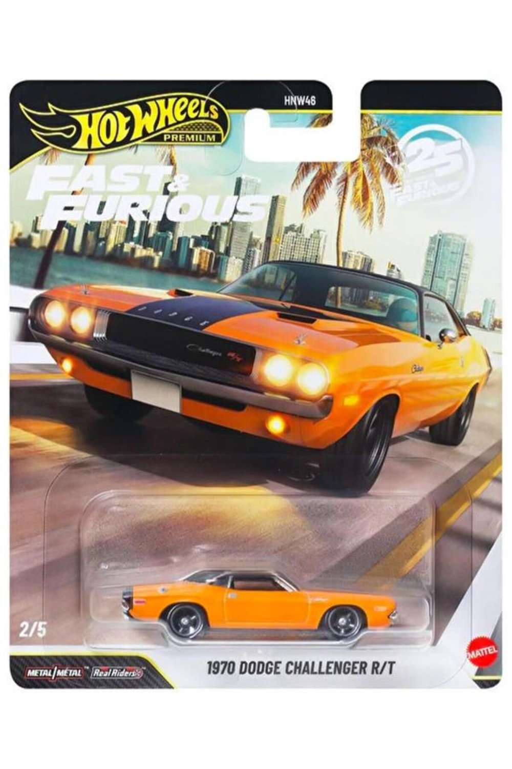 Premium Fast and Furious 1970 Dodge Challenger RT JHW64