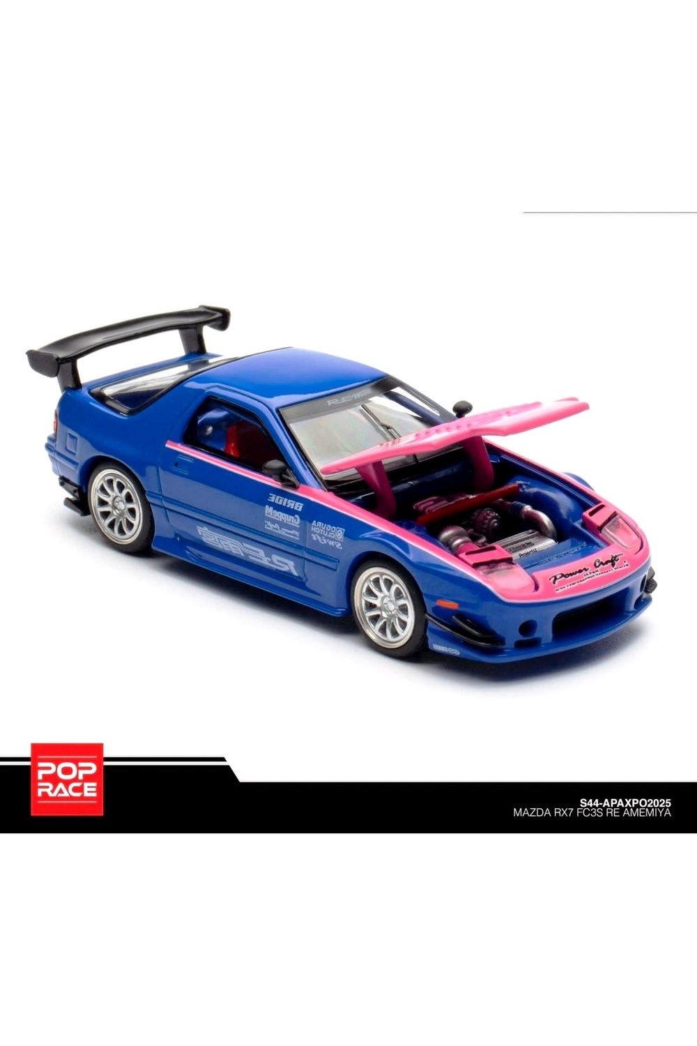 Race S44 Mazda RX-7 FC3S RE AMEMIYA - Race S44 APAxpo2025 (Kapalı Jelatinli)