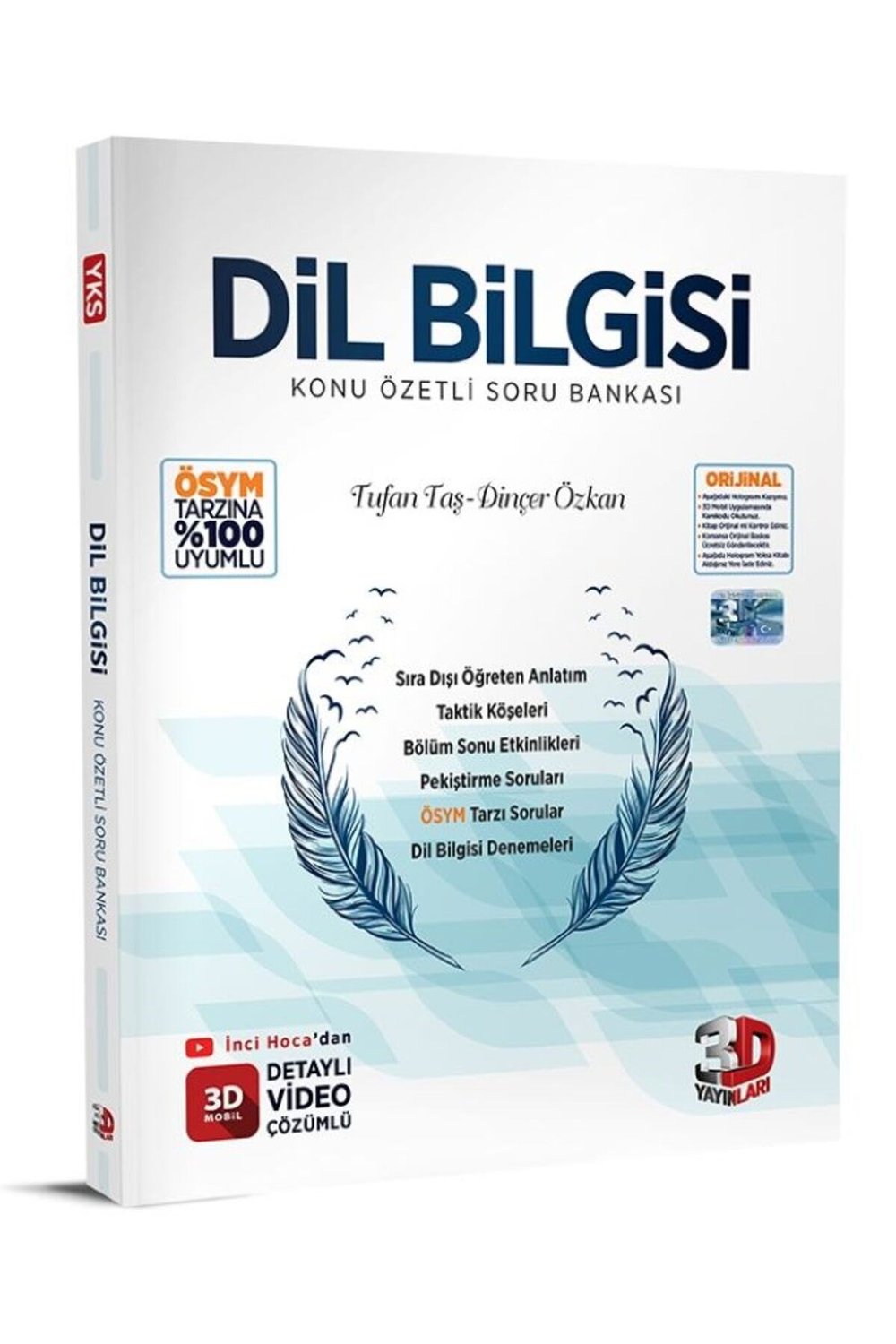 TYT 3D Yayınları Dil Bilgisi Konu Özetli Soru Bankası Yeni Basım 2025