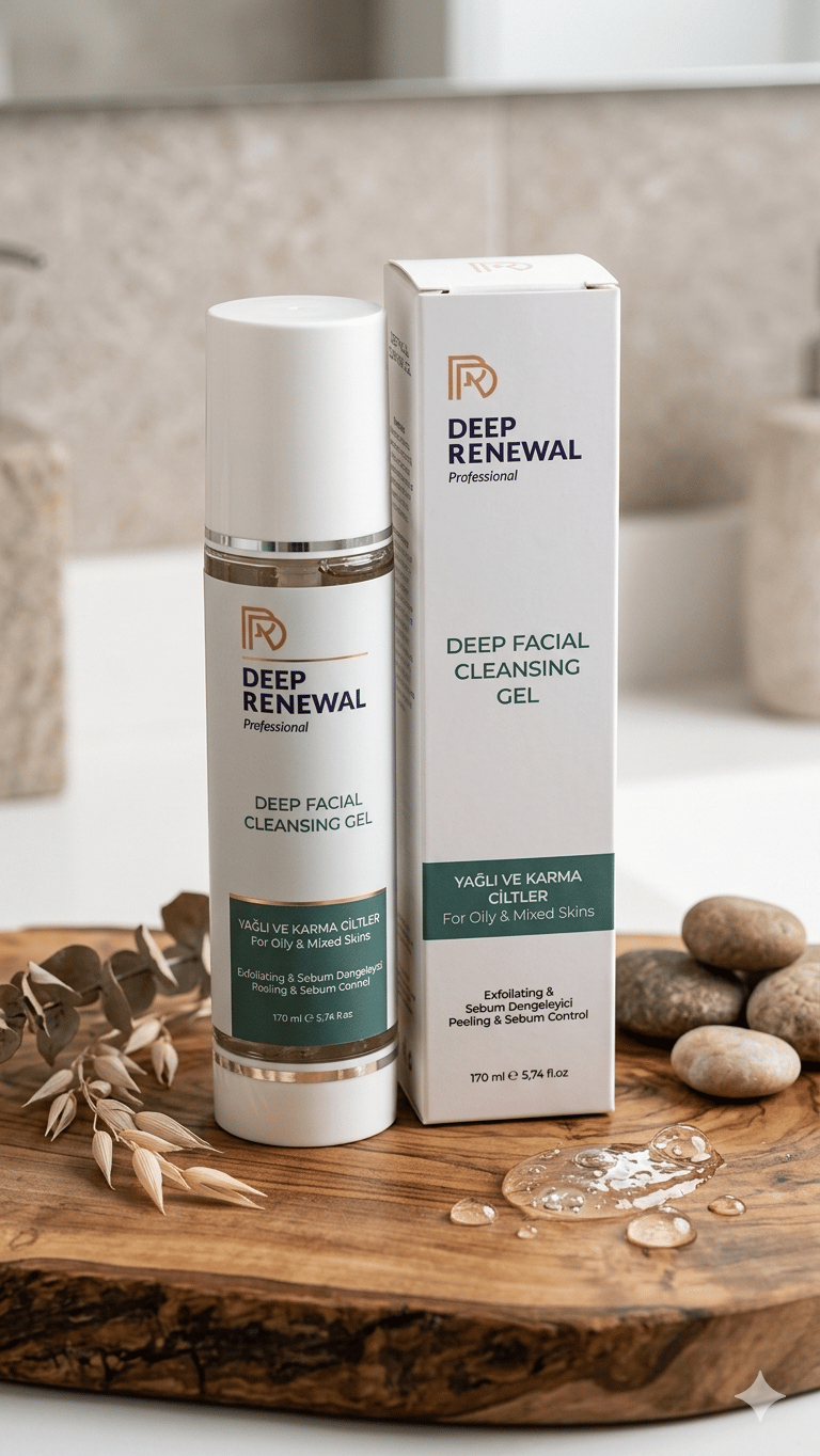 Deep Facial Cleansing Gel Yağlı ve Karma Ciltler