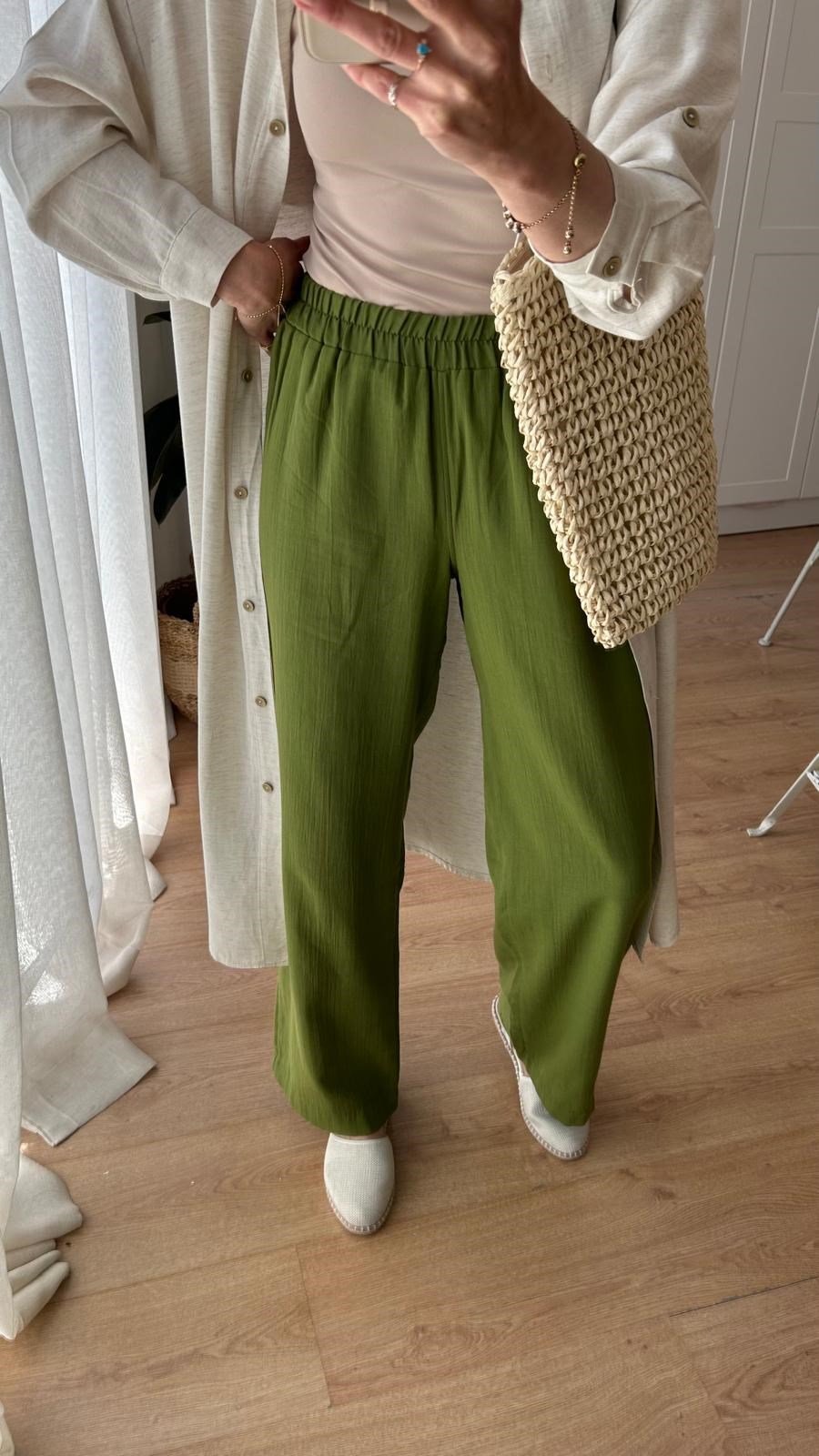 BELİ LASTİKLİ BEACH PANTOLON
