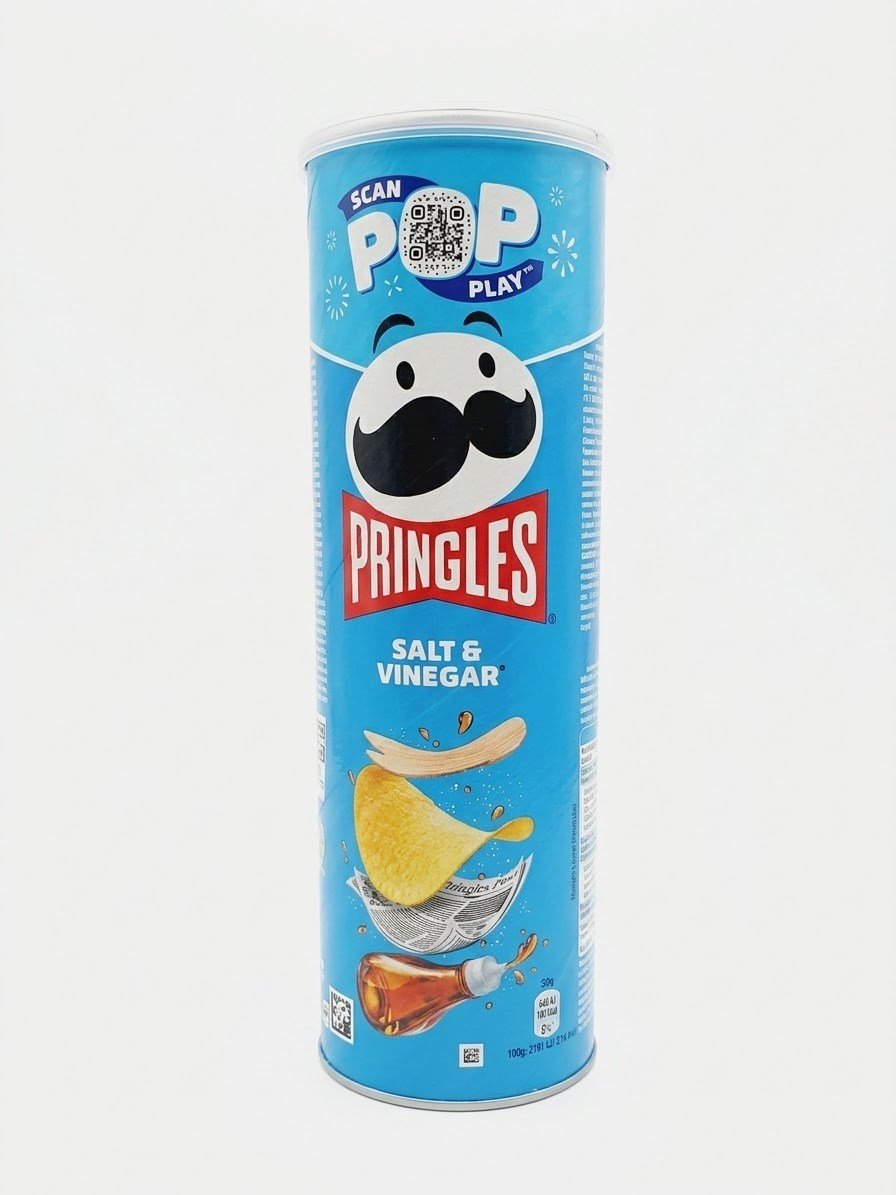 Pringles salt&vinegar (tuz ve Sirke) 165 g