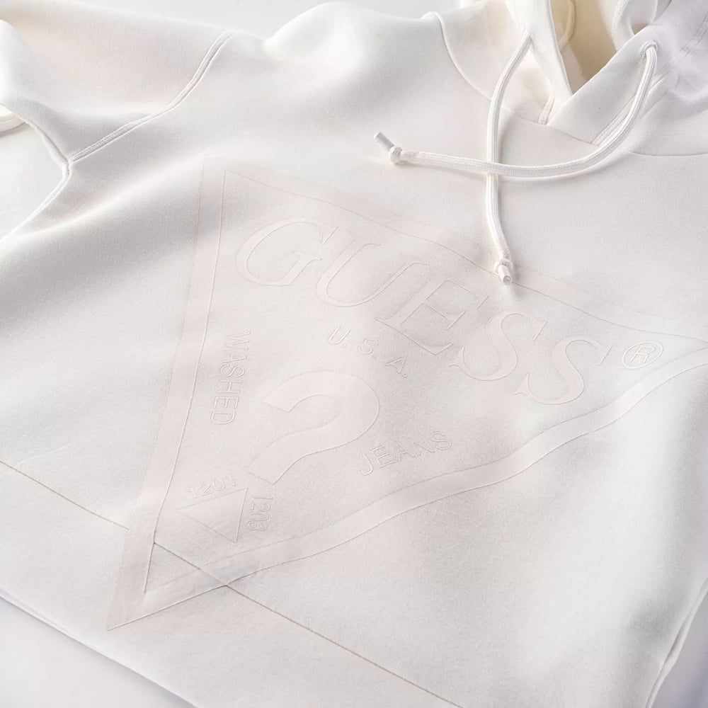 GUESS Önde üçgen logolu scuba sweatshirt