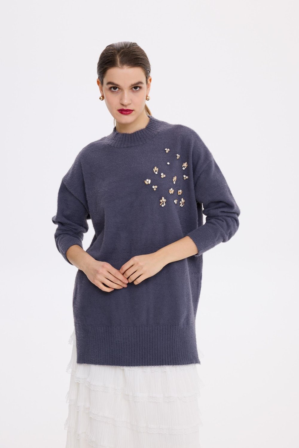 MİSSEMRAMİSS Maglione Angora Kazak