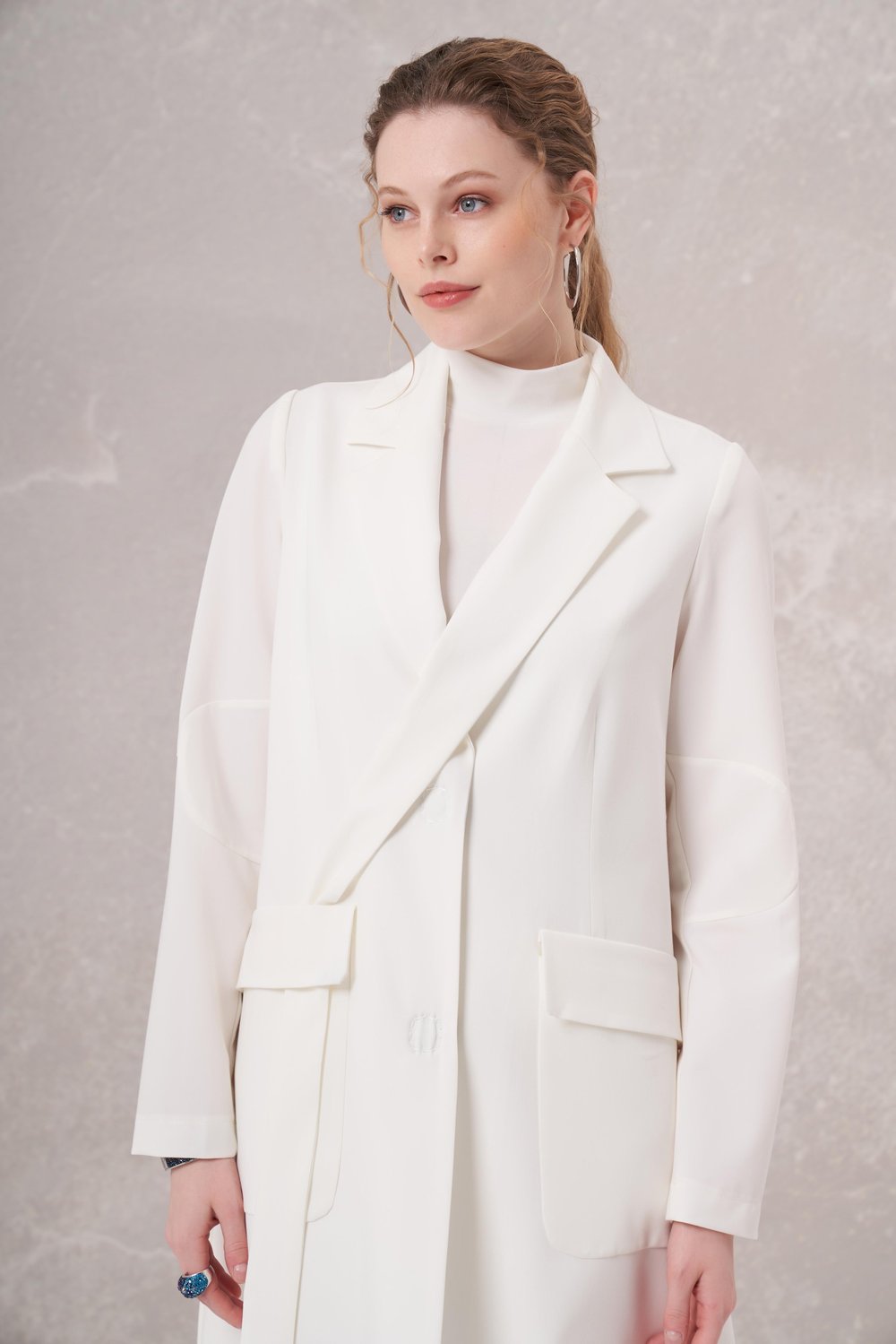 MİSSWHENCE 35203 BLAZER UZUN CEKET
