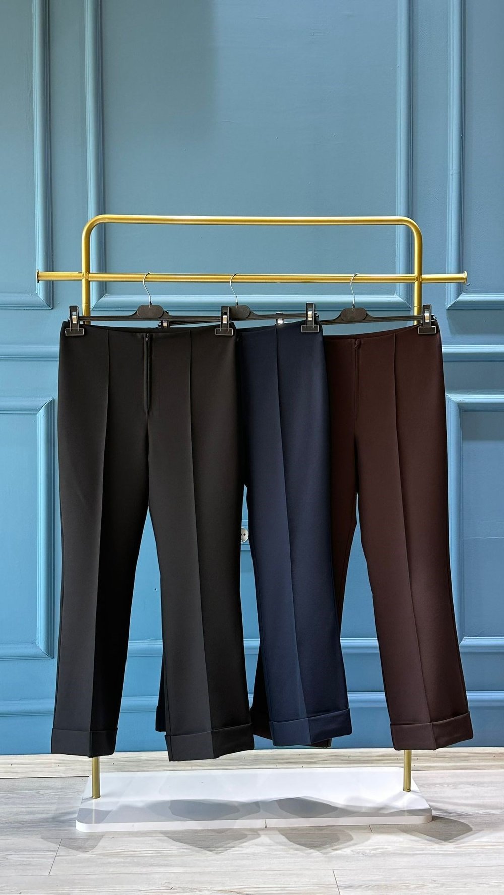 SENTEZ Broom Paçası Duble Rahat Pantolon