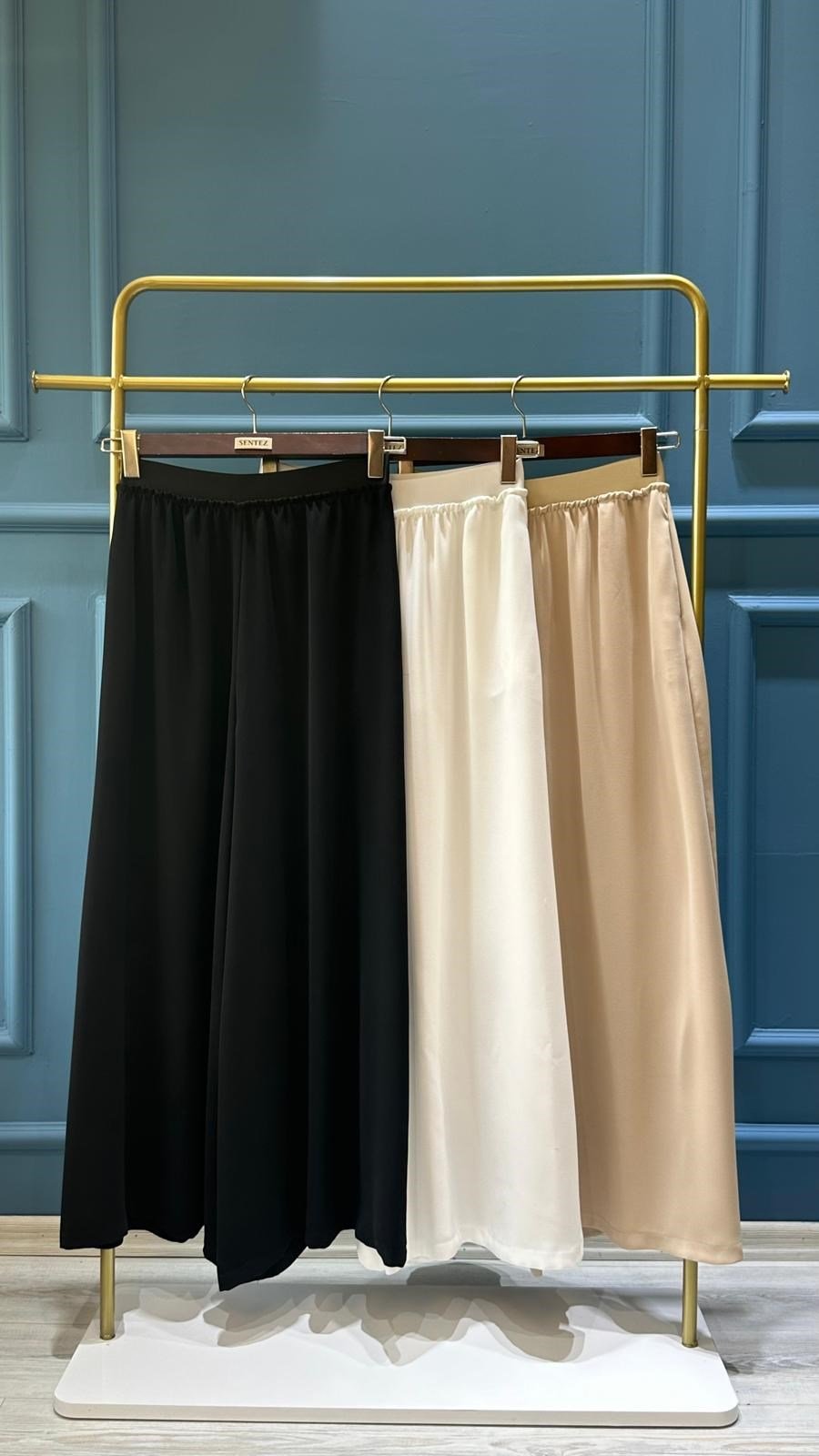 SENTEZ LOGOS Geniş Paça Pantolon