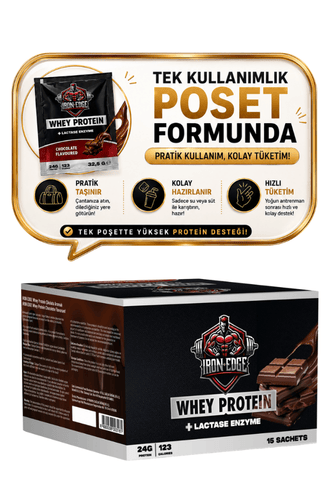 WHEY PROTEİN 15 TEKLİ 32,5 gr SAŞE