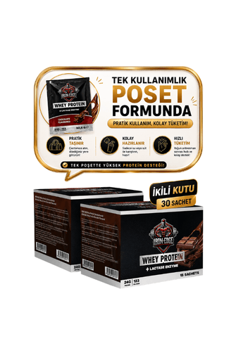 WHEY PROTEİN 30 TEKLİ 32,5 gr SAŞE
