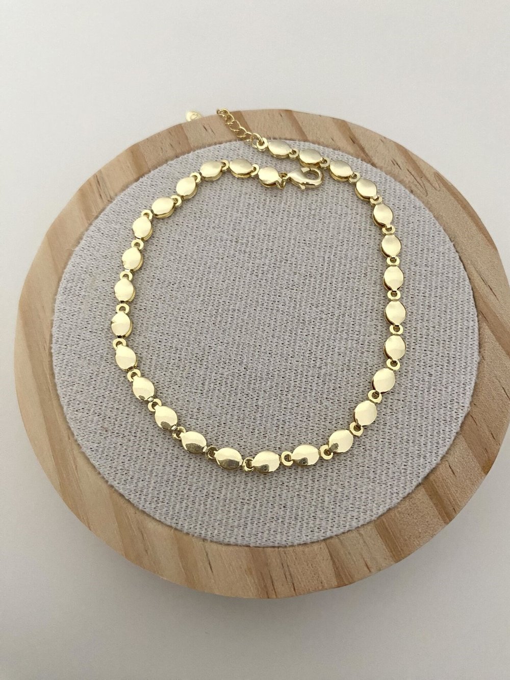 Altın Kaplama Arpa Halhal (22cm+5cm ek)