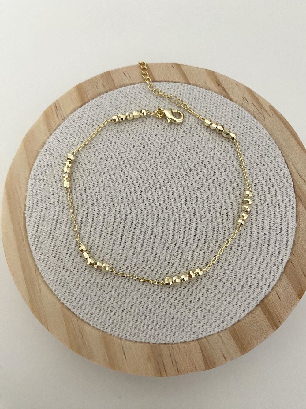 Altın Kaplama Dorika Detaylı Halhal (20cm+6cm ek)