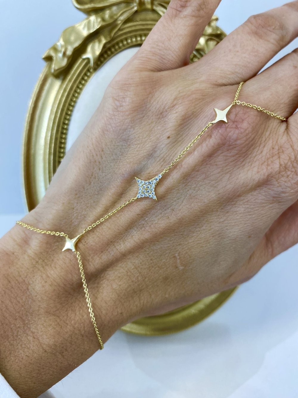 Altın Kaplama Kuzey Yıldız Figür Şahmeran Gold