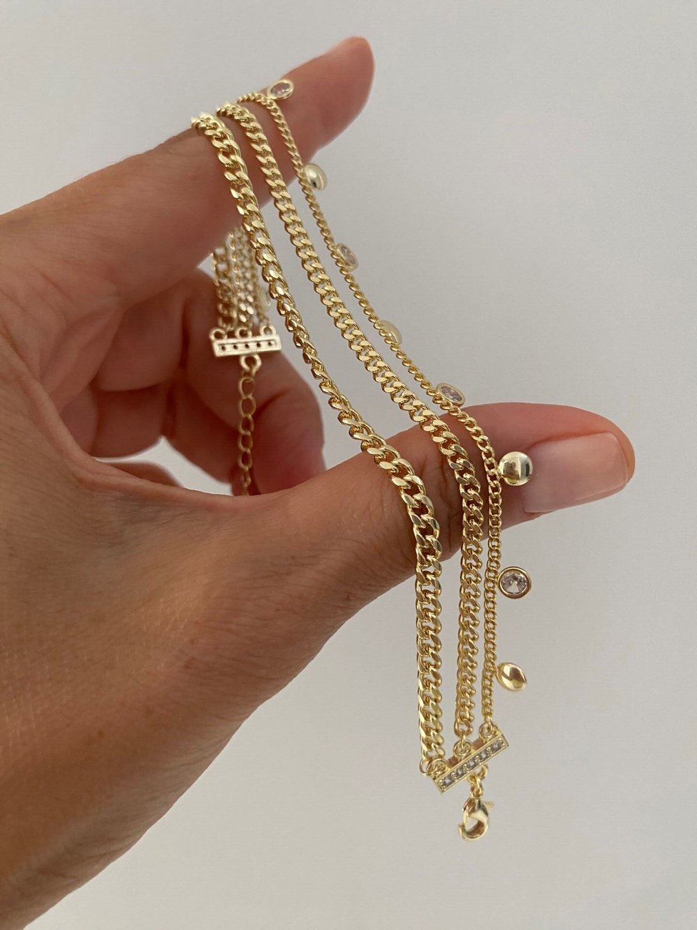 Pul Charm Detaylı Çoklu Spor Gurmet Bileklik