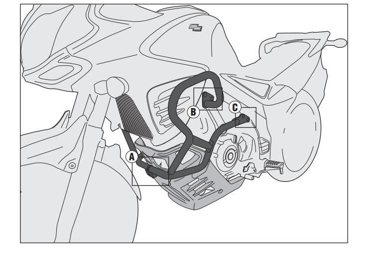 KAPPA KN3101 SUZUKI DL 650 V-STROM (11-25) KORUMA DEMİRİ