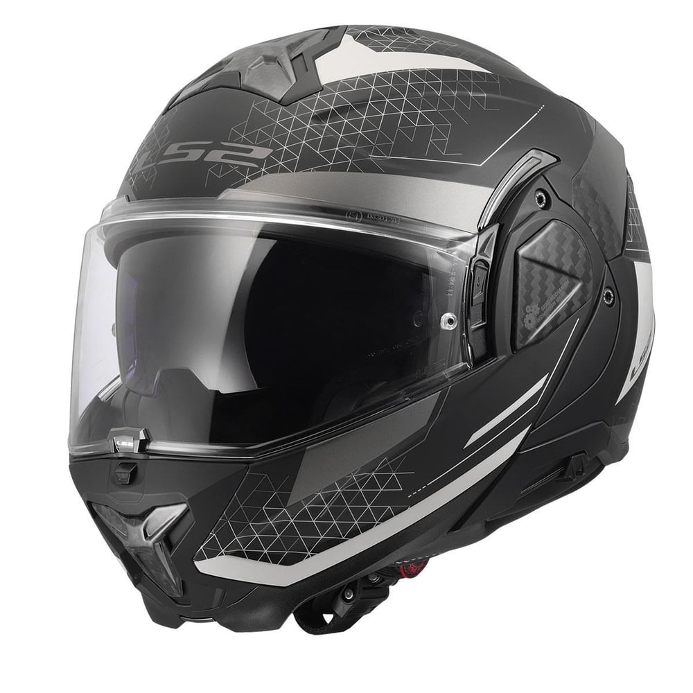 LS2 ADVANT 2 ASTRAL MAT GRİ-SİYAH KASK