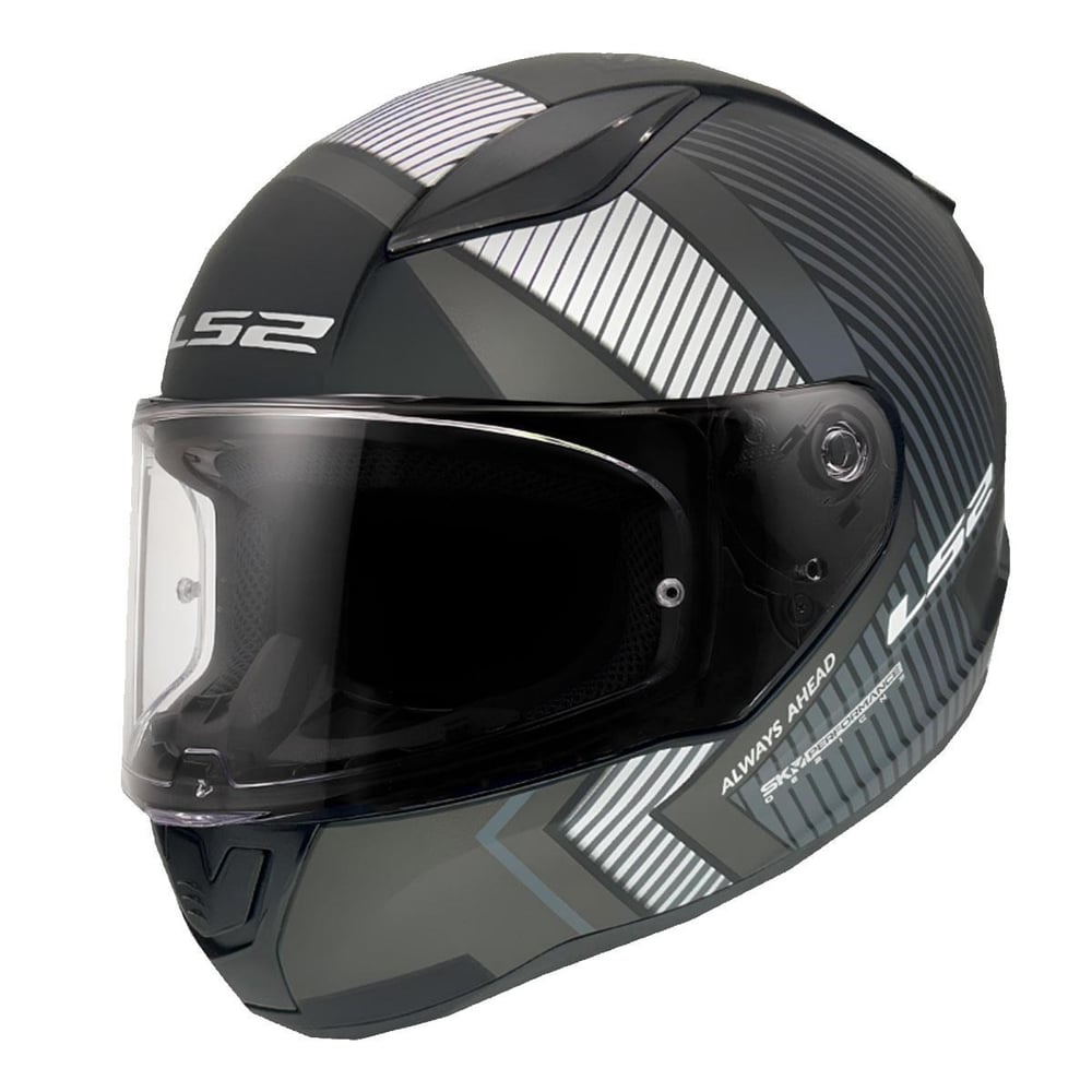 LS2 RAPID 2 EXTRA MAT SİYAH-GRİ KASK