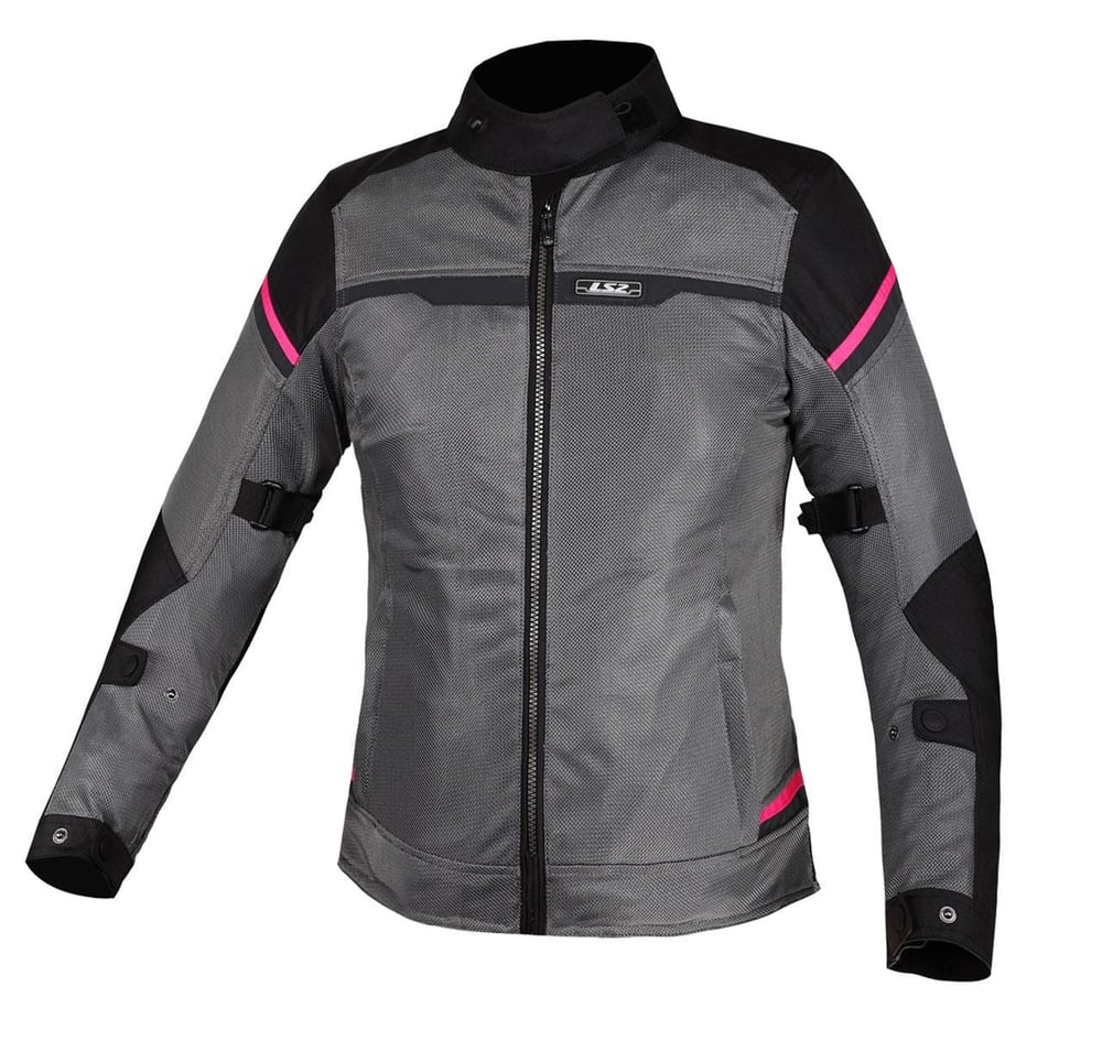 LS2 RIVA KADIN MONT YAZLIK SİYAH-GRİ-PEMBE