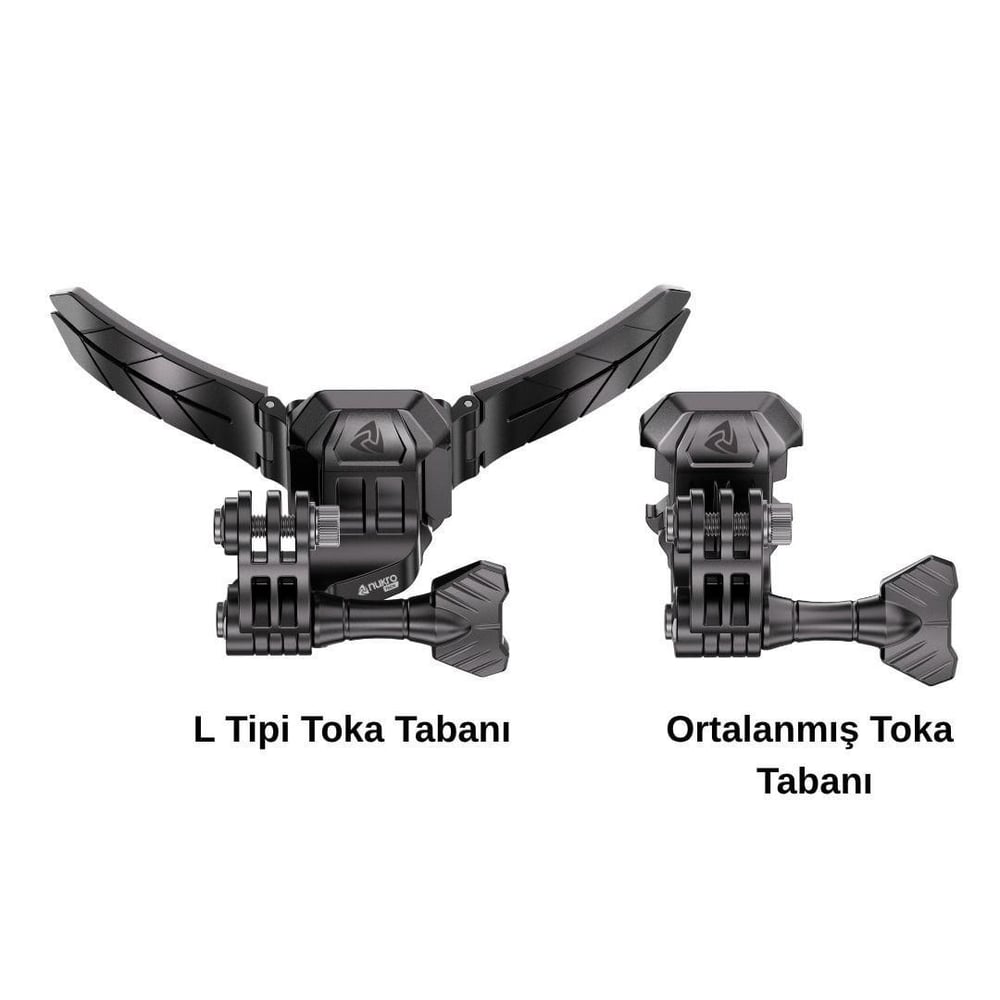 NUKROTECH AKSİYON KAMERA İÇİN KASK MONTAJ SETİ
