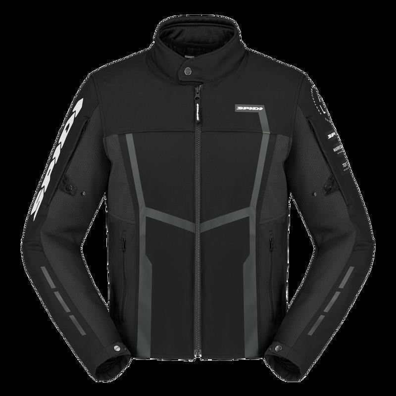 SPIDI MOTOJOY TEKSTİL CEKET SİYAH BEYAZ