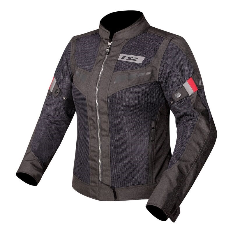 LS2 BLADE AIR KADIN MONT SİYAH-KIRMIZI