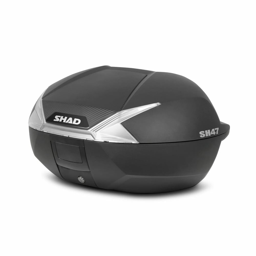 SHAD SH-47 MOTOSİKLET ARKA ÇANTA WHITE REFLEKTÖR
