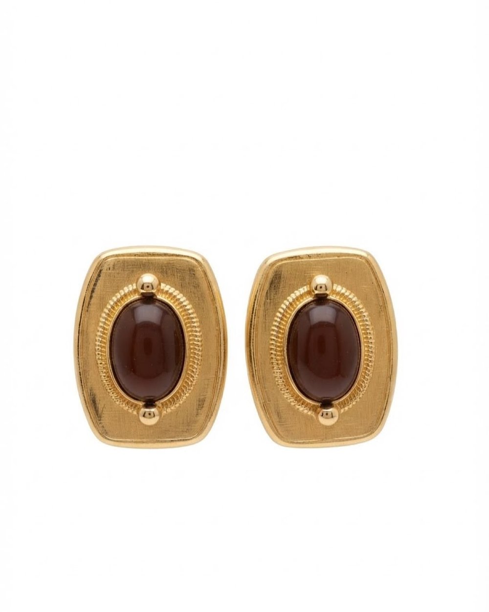 Amber Vintage Gold Küpe