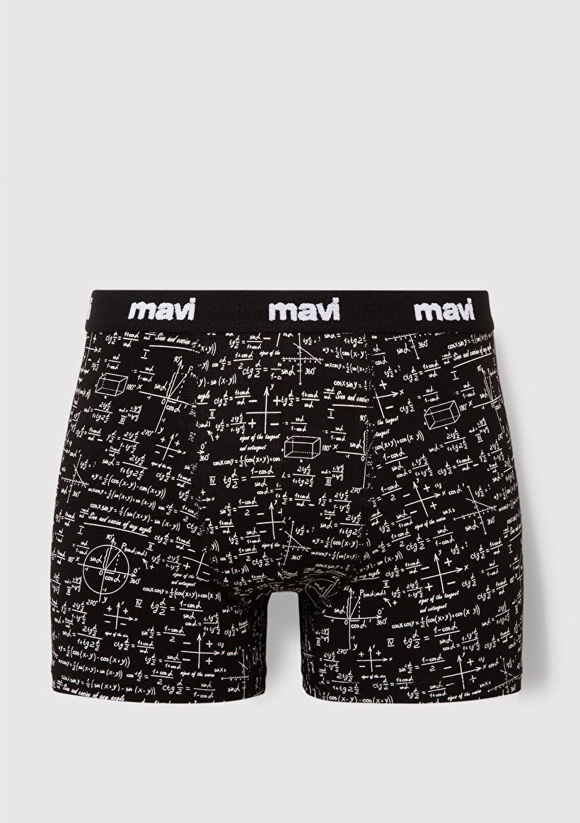 Mavi İÇ ÇAMAŞIRI Siyah Siyah Erkek Boxer M0910049-85857