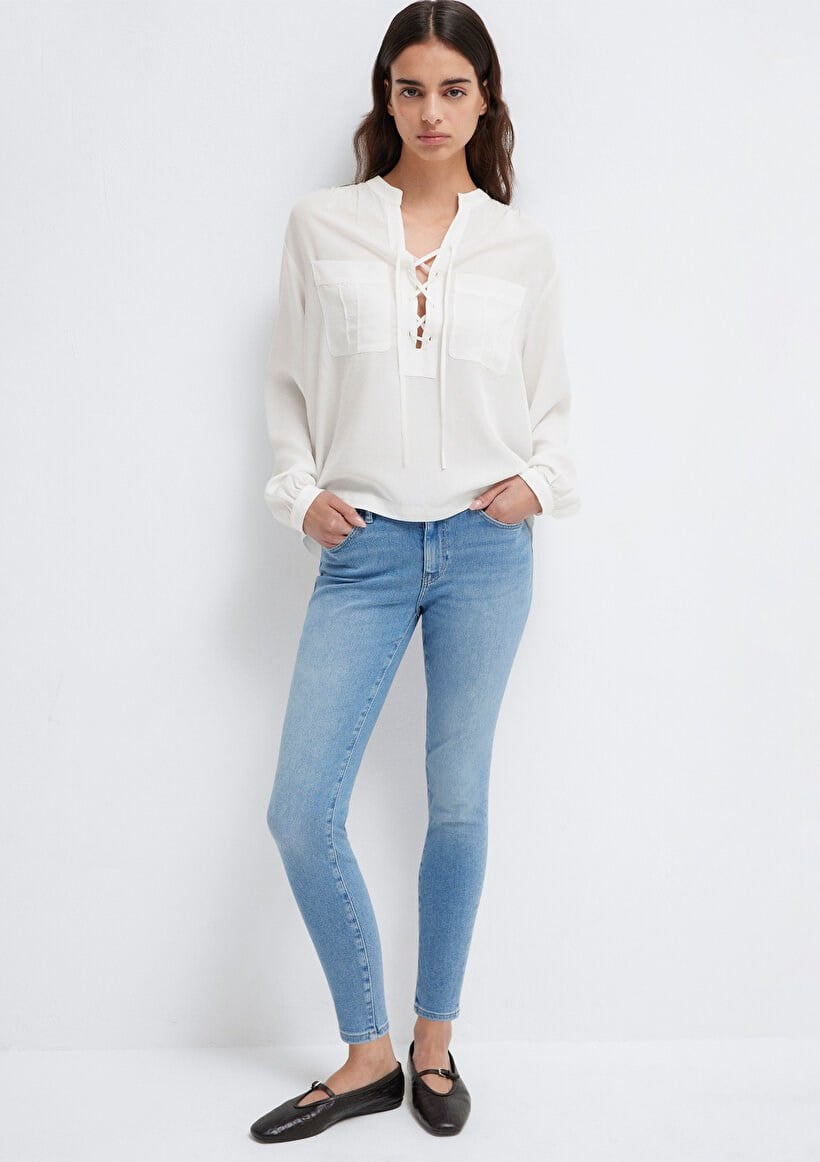 Mavi TESS Lt Brushed Gold Premium Denim Kadın Kot Pantolon M100328-A1550