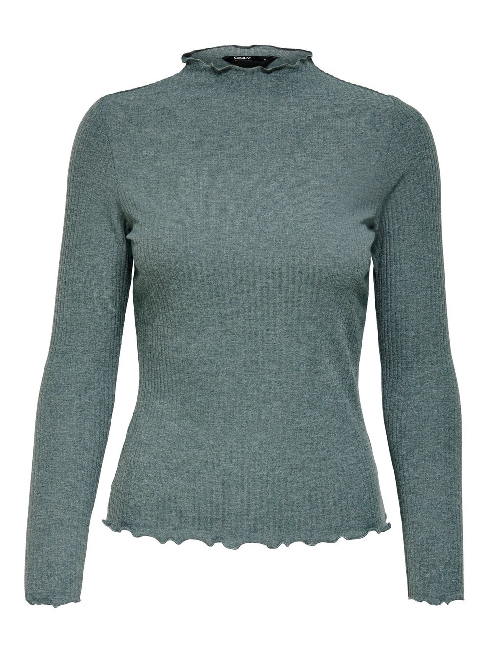 Only ONLEMMA L/S HIGH NECK TOP NOOS JRS Yeşil Kadın T-Shirt 15180040