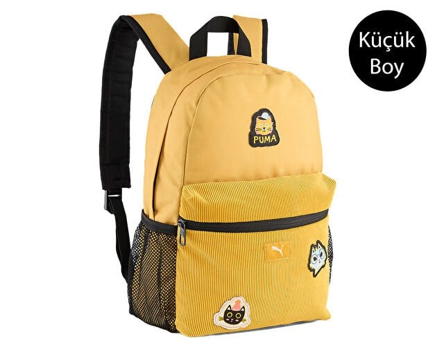 Puma ESSENTIALS Small Backpack Sarı Kız Çocuk Spor Çanta