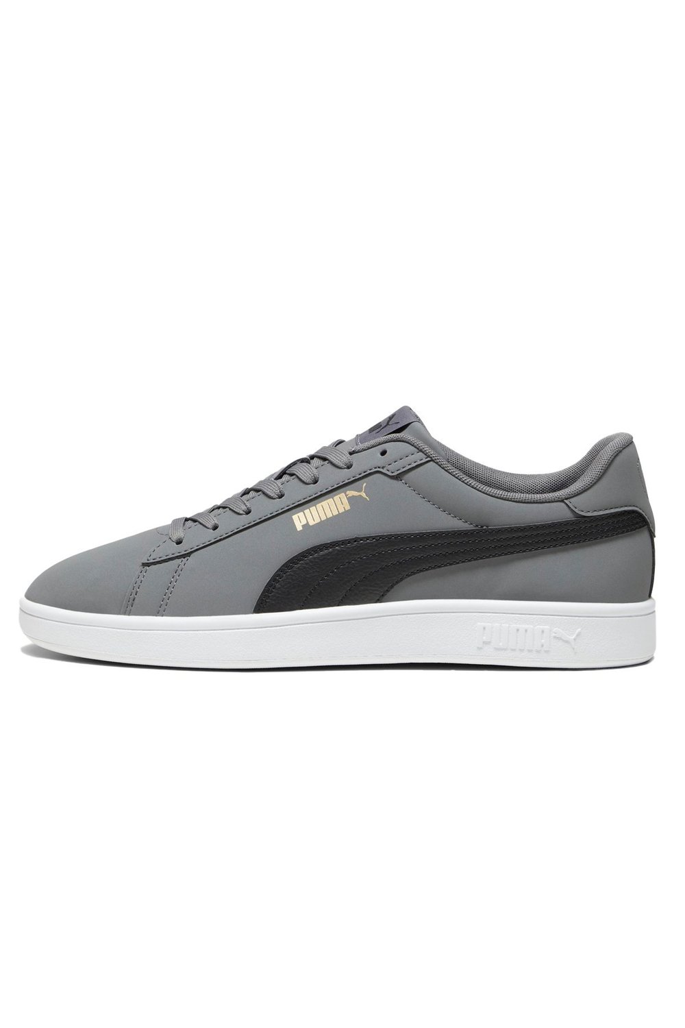 Puma Puma Smash 3.0 Buck Gri Erkek Günlük Spor Ayakkabı