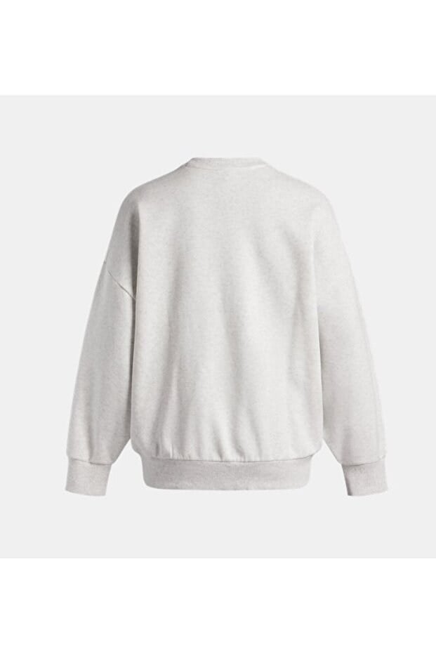 Under Armour UA Rival Fleece OS Crew Gri Kadın Sweatshirt 1386463-023