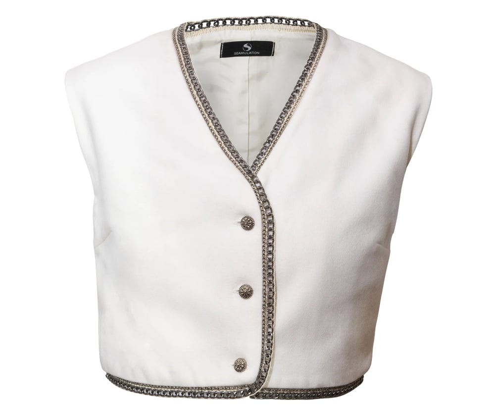 Chain Cashmere Vest