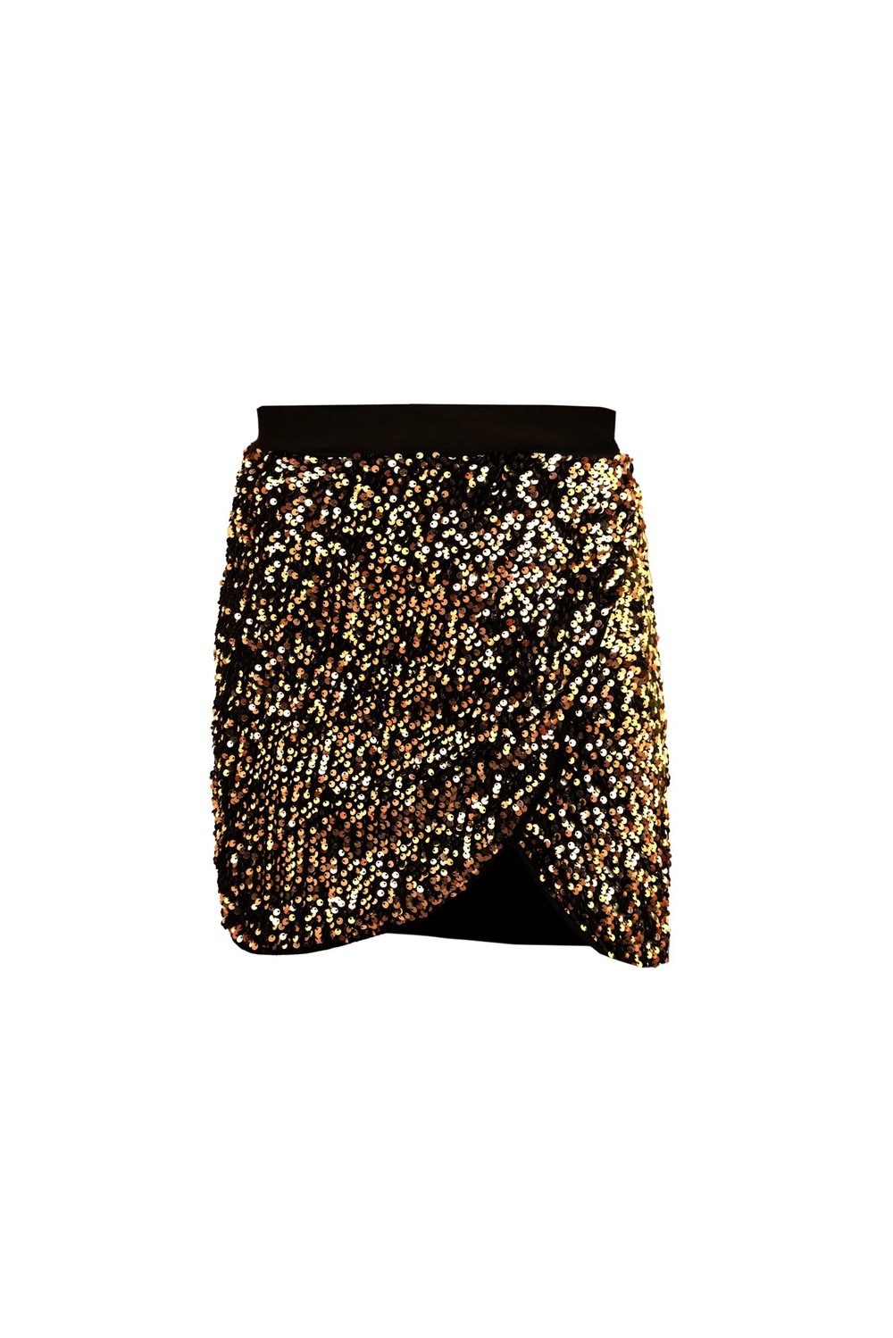 Gold Mini Skirt