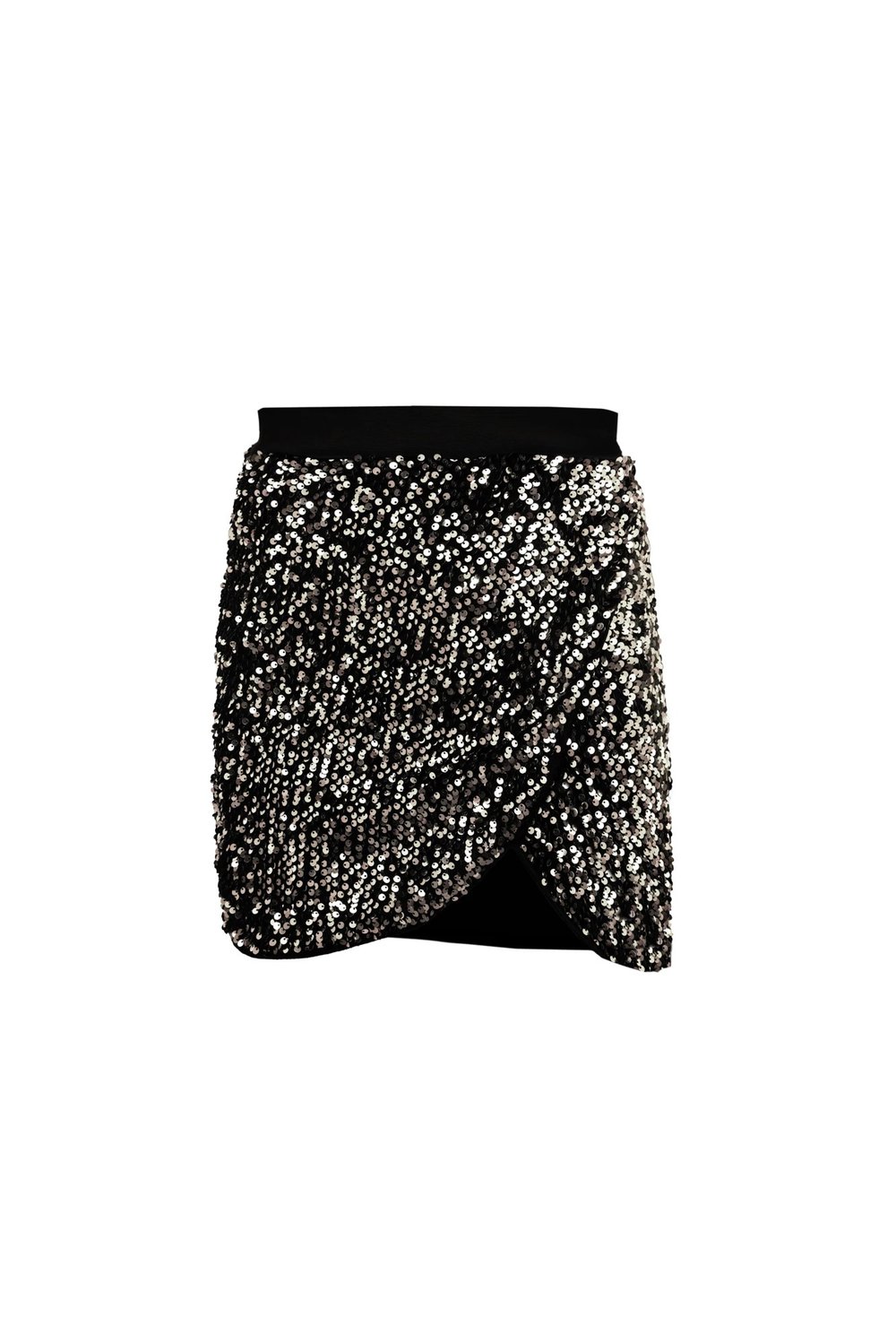 Silver Mini Skirt