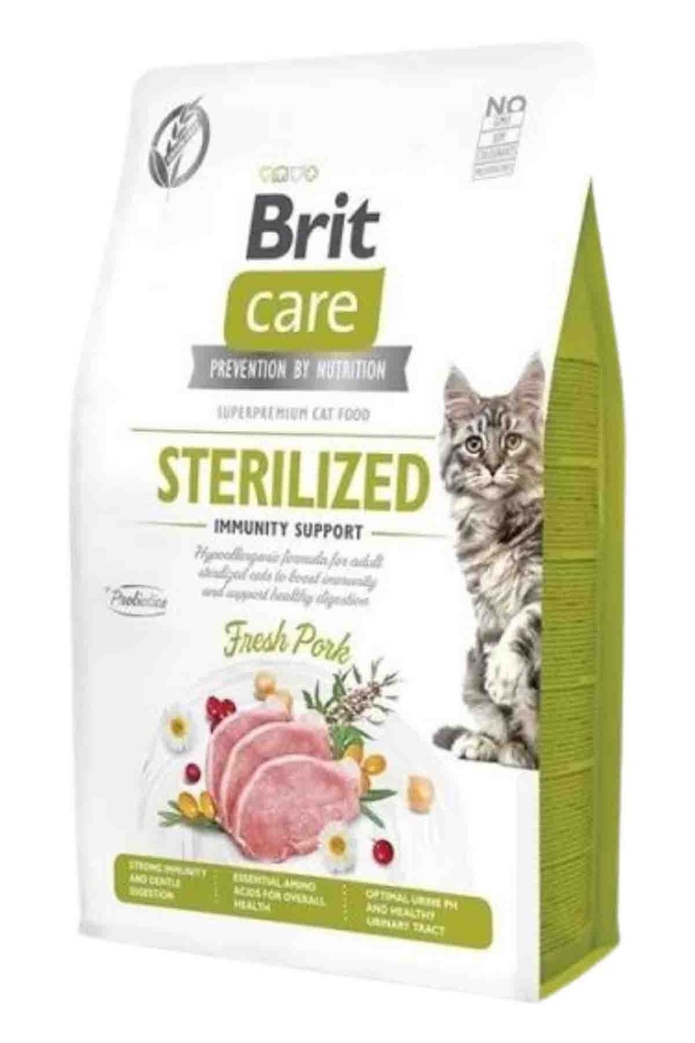 Immunity Support Domuz Etli Tahılsız Kısırlaştırılmış Kedi Maması 2kg