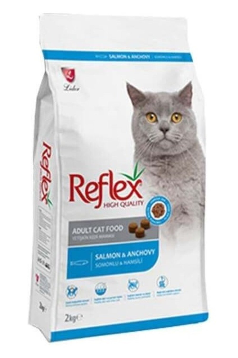 Somonlu ve Hamsili Yetişkin Kedi Maması 2 kg