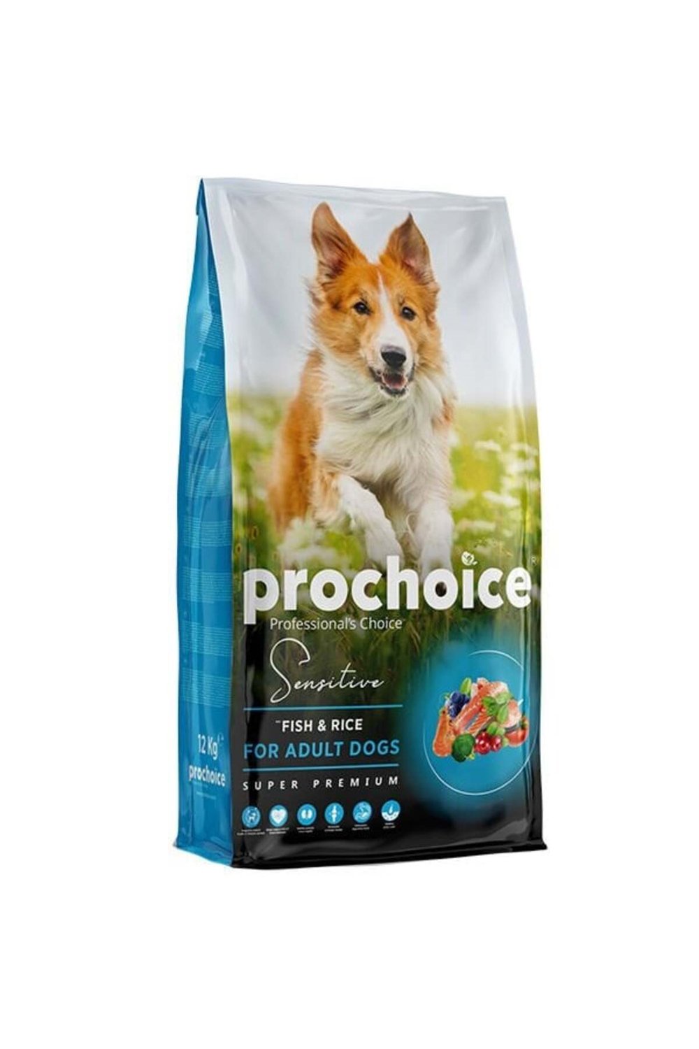 Yetişkin Hassas Köpekler Için, Hipoalerjenik, Balıklı Ve Pirinçli Kuru Mama 3 Kg