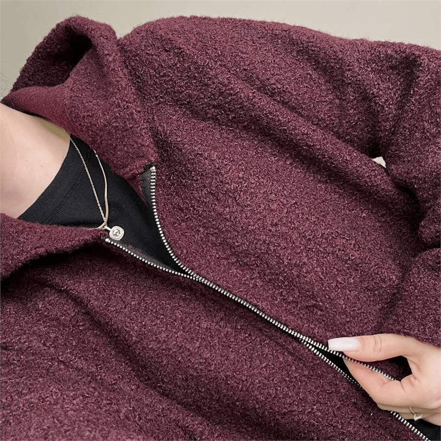 Premium Buklet Ceket Bordo