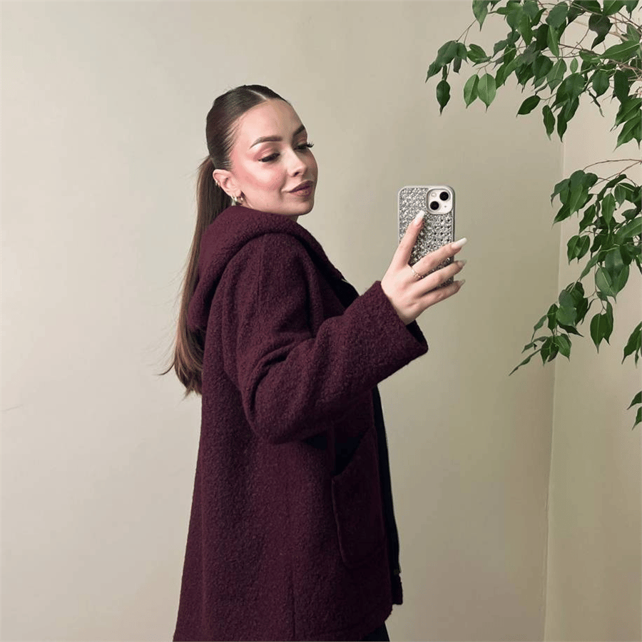 Premium Buklet Ceket Bordo