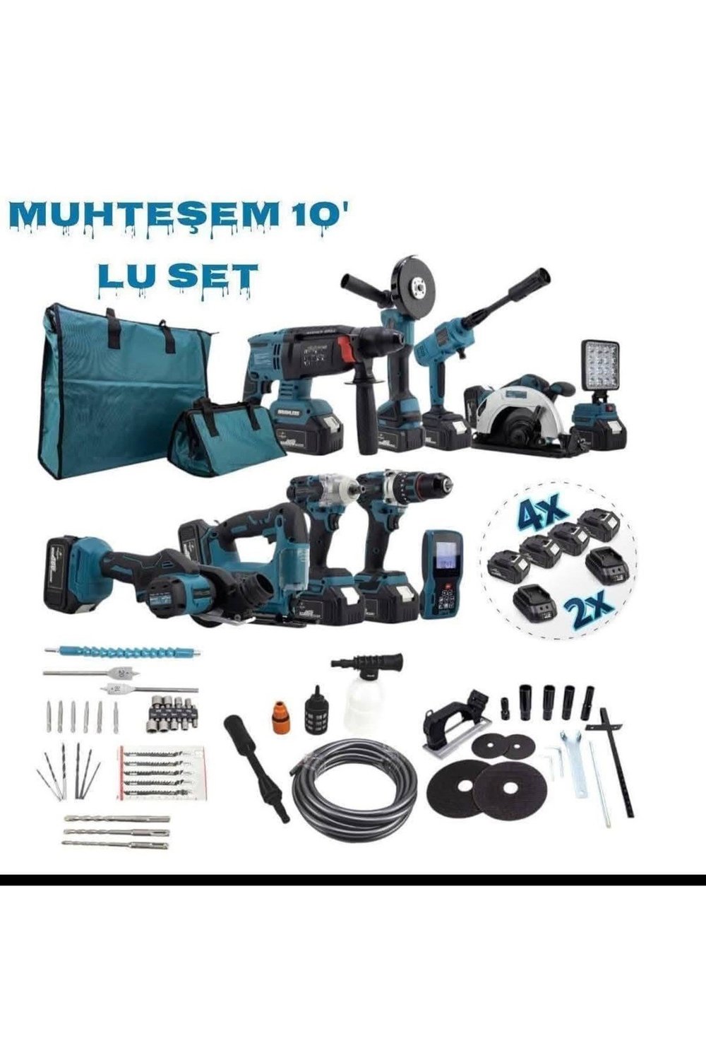 10 lu set matkap takımı