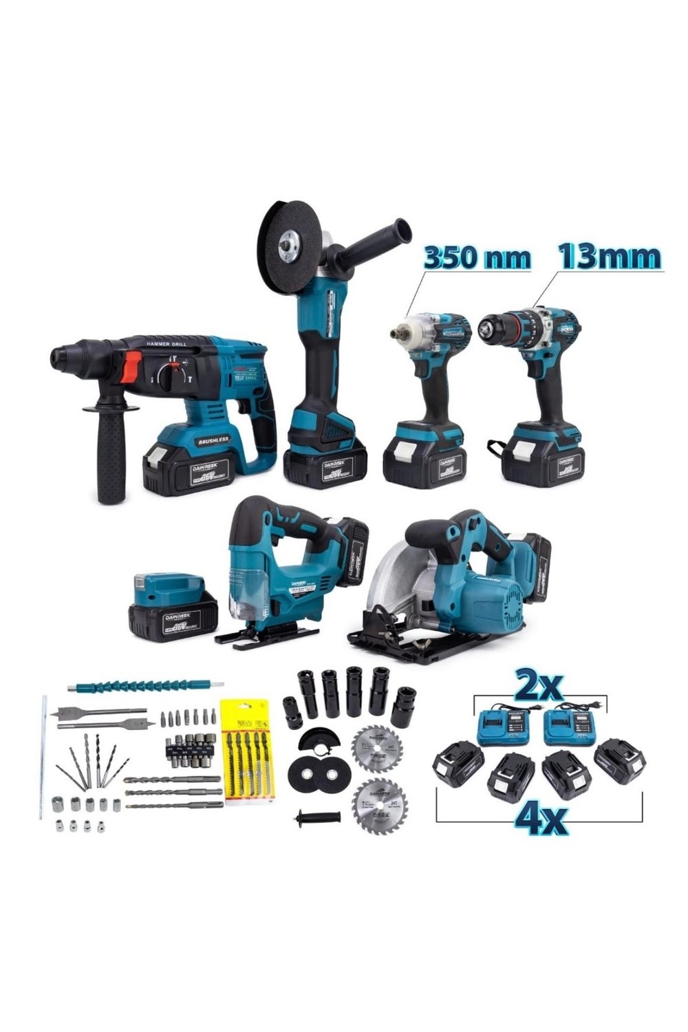 7 Li Set matkap takımı ful set