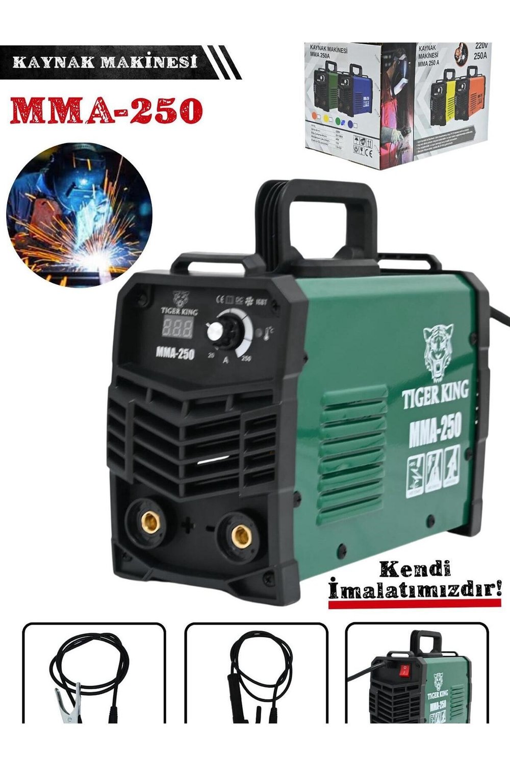 KAYNAK MAKİNASI 250 AMPER YEŞİL