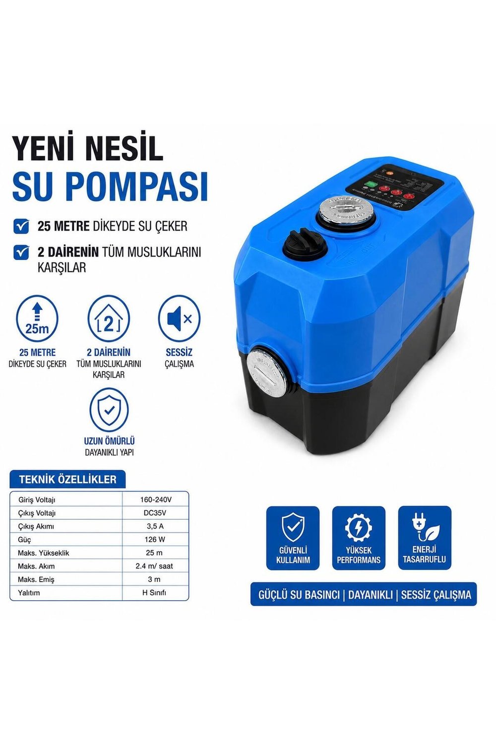 YENİ NESİL SU POMPASI