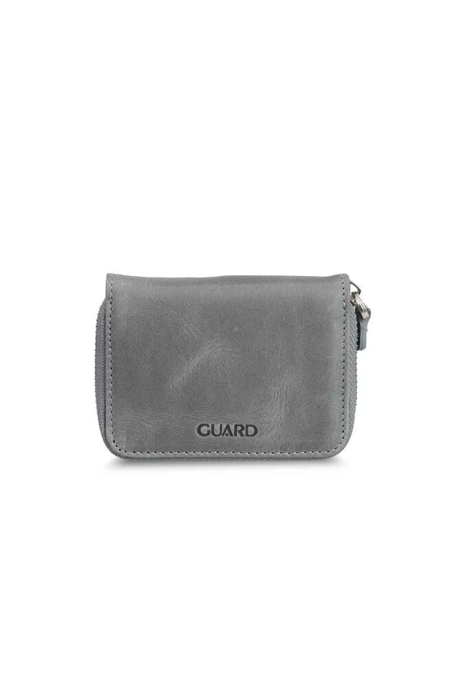 Guard Antik Gri Mini  Unisex Bozuk Paralıklı Cüzdan