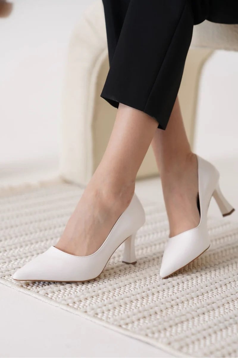 Kadın Beyaz Stiletto TR12MS06B