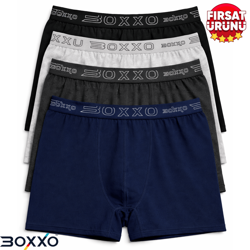 BOXXO 12Lİ LİKRALI ERKEK BOXER
