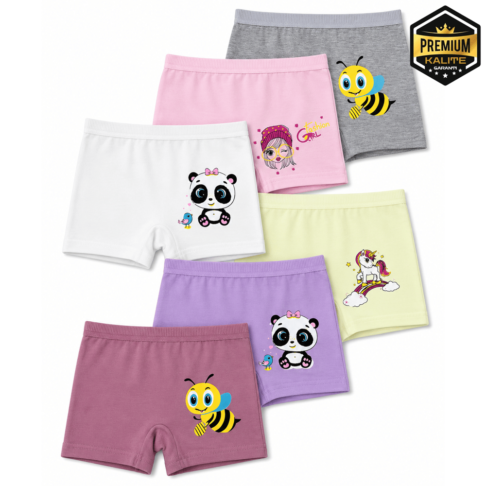 B YOU PENYE BASKILI KIZ ÇOCUK BOXER