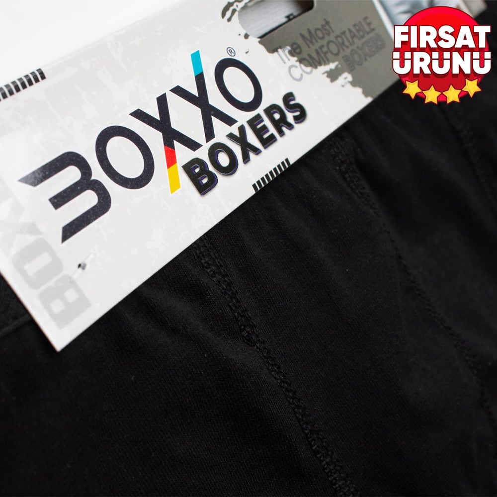 BOXXO 3LÜ KARTON LİKRALI ERKEK BOXER