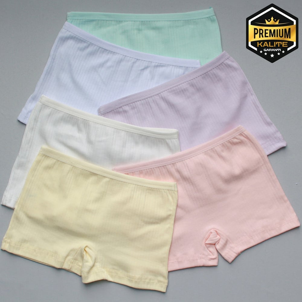 DEZA FİTİLLİ ESNEK PENYE KIZ ÇOCUK BOXER